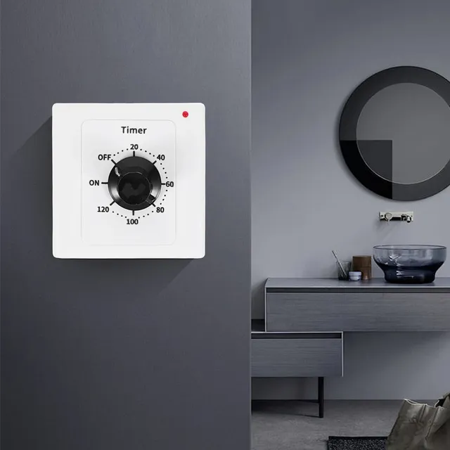 AC250V 15A Mechanical Countdown Controller Timer Switch for Home Appliances User Friendly Design Long Lasting