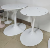 Petit ensemble de table à manger moderne en marbre avec 2 chaises, durable, écologique, gain de place, meubles pour la maison