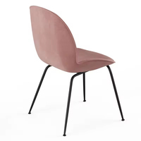 Chaise de salle à manger moderne rembourrée en velours pour restaurant, chaise d'appoint pour cuisine, café et hôtel (vente en gros)
