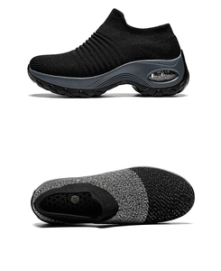 Scarpe moda taglie forti da <span class=keywords><strong>donna</strong></span> Sneaker con cuscino d'aria superiore in tessuto volante - Product Image 4