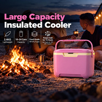 Glacière rigide portable isotherme étanche pour aliments et boissons avec poignée – Idéale pour le camping, la pêche, les pique-niques – Vente en gros