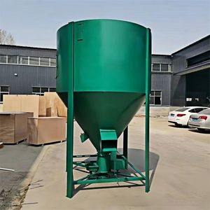 Macinatore e Miscelatore Automatico Verticale per Mangimi di Mais e Mandorle per Allevamenti di Suini e Bovini, Alta Produttività, Nuovo in Acciaio Inox 200kg/h - Product Image 1