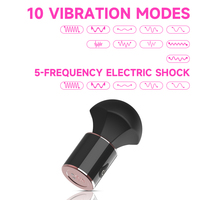 LOVE 10-Gang Klitoris-Vibrator ABS+Silikon IPX6 Wasserdicht USB Wiederaufladbar 30-Minuten Betriebszeit Latex Neuerscheinung Erwachsenen-Sexspielzeug