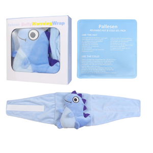 Envoltura para Aliviar los Cólicos y Gases del Bebé, Compresa de Gel Frío/Calor para Recién Nacidos, Kit de Envoltura para Niños, Compresa de Gel Terapéutica en <span class=keywords><strong>Bolsa</strong></span> de Tela - Product Image 1