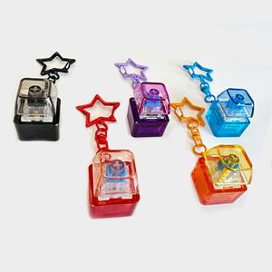 Porte-clés personnalisable avec logo, capuchons de touches d'anime PBT pour clavier mécanique, porte-clés mignon - Product Image 5