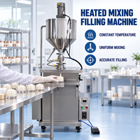 Machine de remplissage automatique intelligente à circulation d'eau, à température constante, avec agitation et dosage quantitatif pour crèmes et argiles capillaires