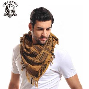 Hunting Shemagh Thicken Muslim Hijab <b>Multifunction</b> Tactical Scarf Shawl Arabic Keffiyeh Scarves - Product Image 1