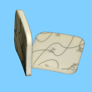 Medical Silver Ion <b>Foam</b> Dressing Self Adhesive Antibacterial Wound <b>Pad</b> for Infected Exuding Wounds MMC Brand 3-Year Shelf Life - Product Image 1