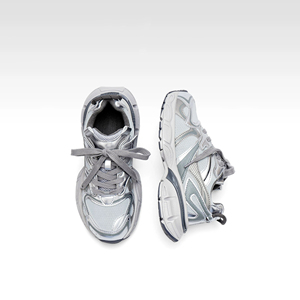 נעלי סניקרס רטרו עם שרוכים עבים לבנות, מגפיים מרופדות בפליז חם לחורף ואביב עם תמיכה בקשת, נעליים קז'ואל נגד החלקה - Product Image 2