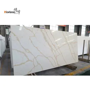 Horizon Artificial Stone Modern Finish Quartz Countertops and Table Tops Factory Direct Quartz for Projects and wholesale