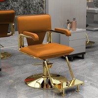 Chaise de salon de coiffure moderne et simple de haute qualité, chaise de barbier, siège de coupe de cheveux pour salon de beauté