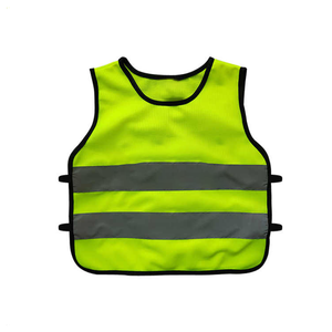 เสื้อกั๊กสะท้อนแสงสีส้มสำหรับเด็กเสื้อสวมหัวสำหรับเด็กปลอดภัยทางถนนและโรงเรียนกลางแจ้ง - Product Image 4