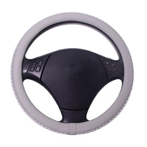 Housse de volant en cuir PU avec décorations de perles et cristaux scintillants, en peluche courte, ajustement universel pour AC Schnitzer - Product Image 3