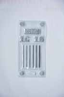 IQI indicateur de qualité d'image dans un usage industriel, penetrameter ASTM16-11