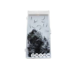 Extensiones de pestañas volumen 10D hechas a mano estilo europeo embalaje personalizado con logotipo de aspecto natural bajo MOQ de Vietnam - Product Image 2