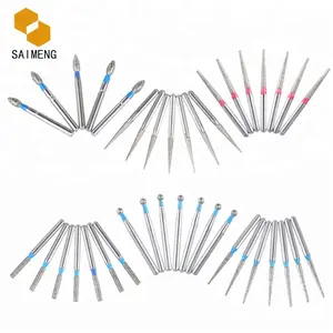 FG Tungsten Carbide Dental Diamond Burs Bit Dental Consumable Oral Endo File Rotary Dental Burs&File Kit