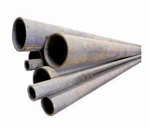 Tianjin üretici inşaat ERW kaynaklı çelik boru demir siyah çelik boru