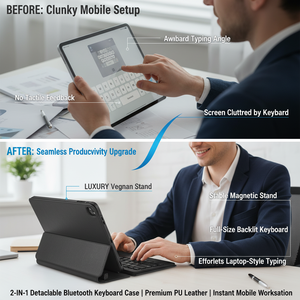 Clavier magique de haute qualité en gros, OEM ODM, pour iPad Pro 12,9 pouces 6e/5e/4e/3e génération, vue ininterrompue, Laudtec - Product Image 4