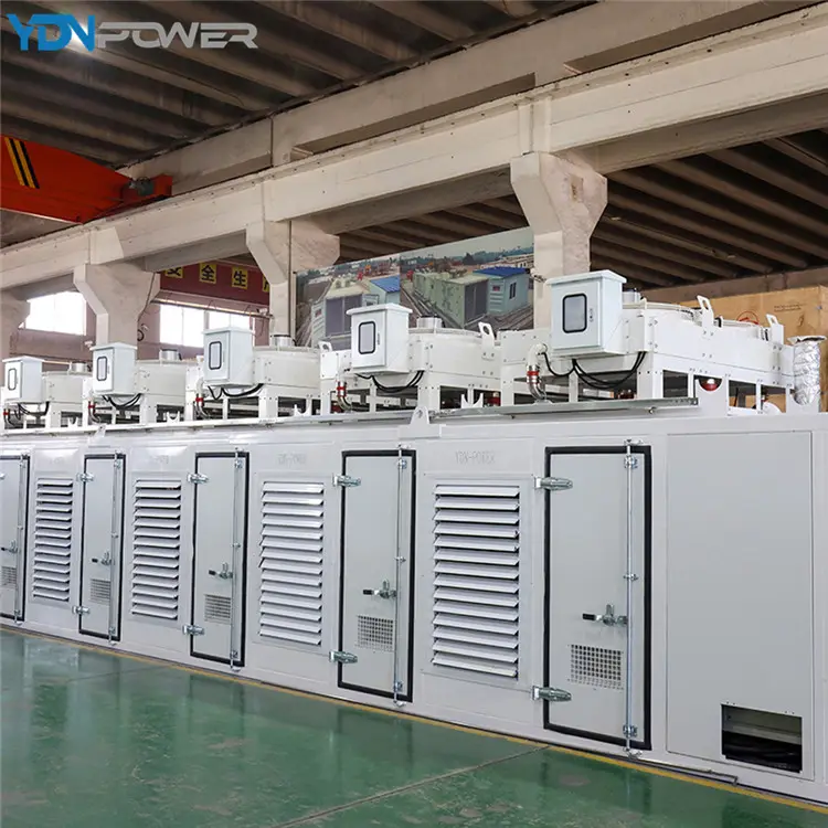 Factory OEM Parallel Operation Energy Saving 24 Hours Running Mining Use 1500kW Natural Gas Generator Set With FAW Engine