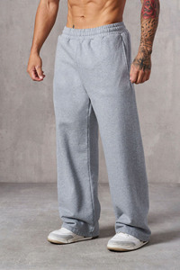 <span class=keywords><strong>Pantaloni</strong></span> Sportivi da Uomo Blu Navy a Gamba Larga, Vita Elastica, Vestibilità Comoda, Casual, per Allenamento e Streetwear, <span class=keywords><strong>con</strong></span> <span class=keywords><strong>Tasche</strong></span> <span class=keywords><strong>Laterali</strong></span> - Product Image 2
