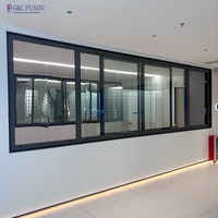 Ventanas Corredizas de Aluminio y Vidrio para Viviendas, Diseño Moderno e Impermeable, Nuevos Productos Fuson