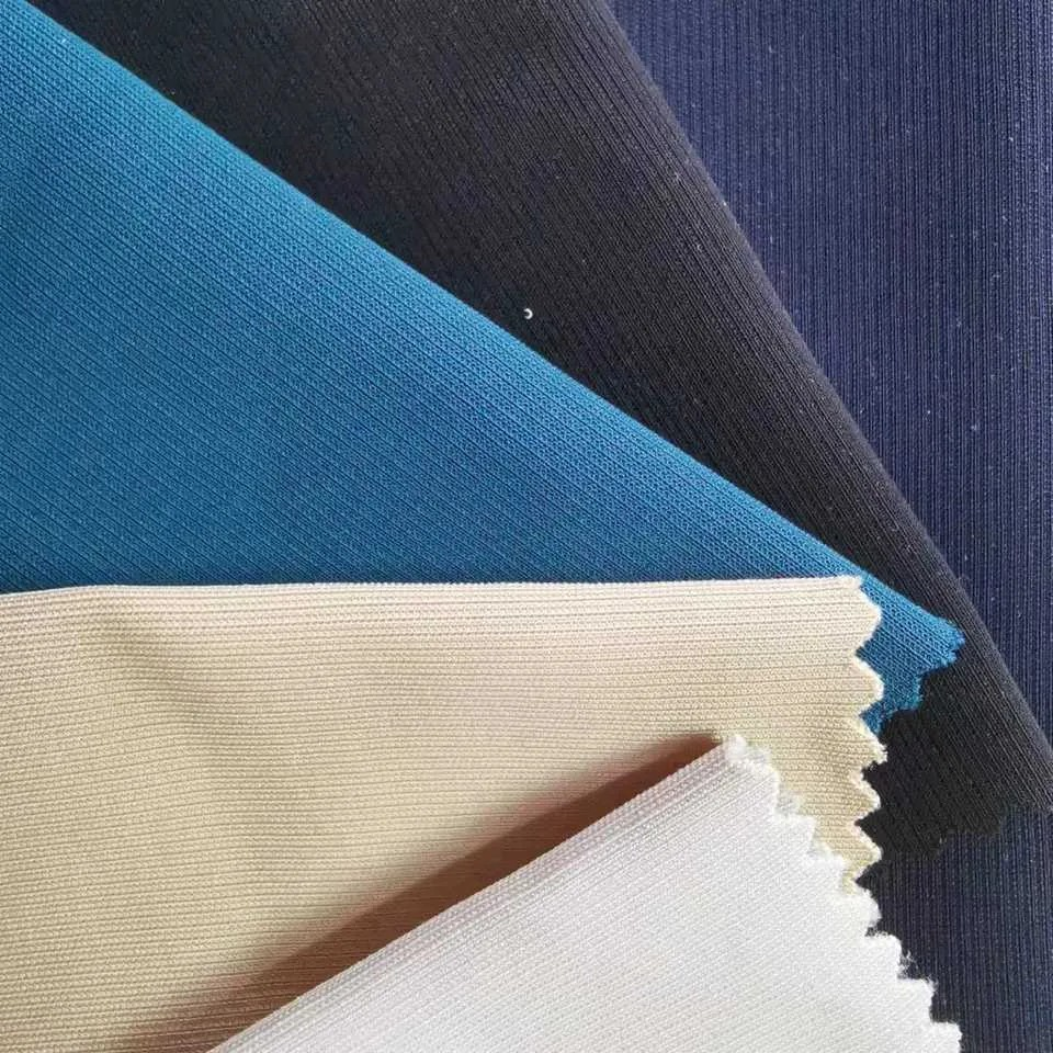 Fashion Style 74 Rayon 22 Nylon 4 Spandex Stretch Bengaline Waterproof 4 Way Stretch Nylon Spandex Fabric for Trousers Women