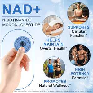 Acentiallabs Plester Transdermal <span class=keywords><strong>NAD</strong></span> Biodegradable <span class=keywords><strong>Nad</strong></span>+ Nicotinamide Mononucleotide Meningkatkan Energi Plester <span class=keywords><strong>NAD</strong></span>+ untuk Pria & Wanita - Product Image 2
