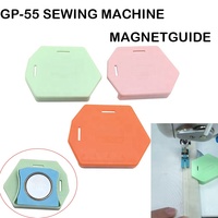 Accessoires pour machines à coudre Magnet Lock Stitcher New Multi-purpose Magnet Gauge Edge Polygonal Anti-Curling Plastic Positioner
