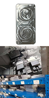 Support magnétique rotatif à 360° pour moulures en aluminium à transfert thermique 3D sous vide, avec revêtement par sublimation électrique automatique