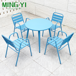 Taburete de bar para el hogar con precio de fábrica al por mayor, muebles de exterior, silla de jardín, taburete, barra de aluminio, sillas apilables para <span class=keywords><strong>Bistro</strong></span> - Product Image 4