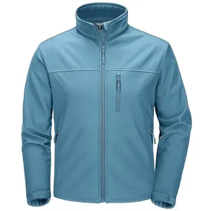 Veste de randonnée coupe-vent softshell personnalisée pour hommes petite quantité minimale de commande grande taille vestes pour hommes vestes imperméables pour hommes manteaux