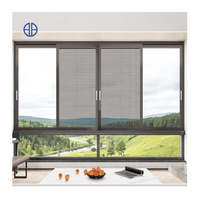 Ventana abatible para pantalla de balcón, ventanas correderas de vidrio y aluminio, doble acristalado, seguridad