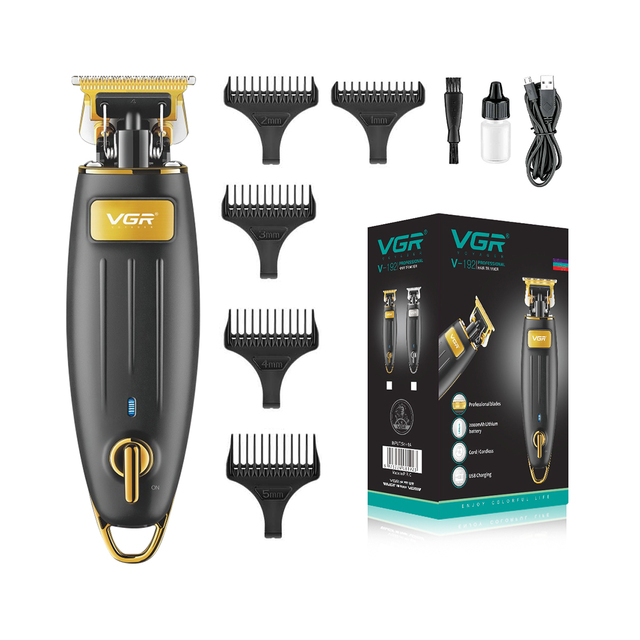 VGR V-192 Professional Rechargeable Cordless Men Electric Hair Trimmer Clippers Hair Cutting Machines