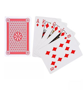 Naipes Jumbo Personalizados OEM 4 Veces Más Grandes para Trucos <span class=keywords><strong>de</strong></span> Magia, Actuaciones en Escenario, Resistentes al Agua - Product Image 1