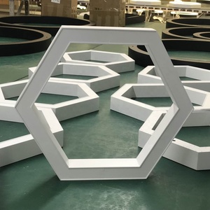 Thương mại và trong nhà LED lục giác Mặt dây chuyền ánh sáng tuyến tính với điều khiển từ xa Chế độ - Product Image 4