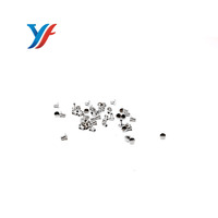 Rivets en acier nickelé de haute qualité, petits, à double dôme, conformes aux normes ISO, pour accessoires de papeterie et classeurs