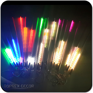 Toprex kỳ nghỉ sao băng dẫn chuỗi đèn 12 Volt dẫn Thác tuyết rơi chuỗi đèn Ống mưa sao băng dẫn đèn giáng sinh - Product Image 6