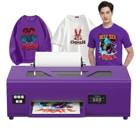 Mesin Printer DTF ATUE Baru A3 Otomatis dengan Tinta Pigment XP600 untuk Kantor dan Pakaian