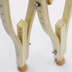 Muletas de madera maciza con reposabrazos, bastón de madera ligero y resistente para apoyo al caminar, equipo de fitness - Product Image 2