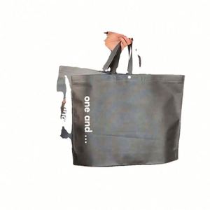 Bolsa de Compras Plegable de Tela No Tejida con Logotipo Personalizado, Reciclable y Reutilizable con Botón, Buena Venta - Product Image 3