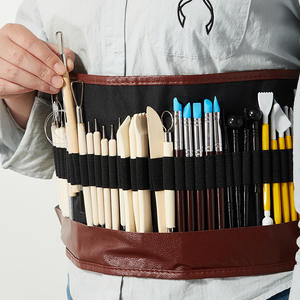 51 pièces ensemble d'outils faits à <span class=keywords><strong>la</strong></span> main en argile polymère pour l'école <span class=keywords><strong>de</strong></span> sculpture en céramique et le studio d'art pour les professionnels du <span class=keywords><strong>domaine</strong></span> - Product Image 5