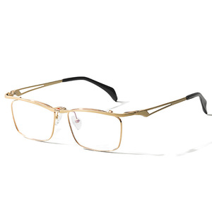 Mannen Comfortabele Frameloze Kan Worden Uitgerust Met Bijziendheid Leesbril Flexibele En Lichtgewicht Titanium Optische Puur Titanium - Product Image 4