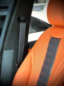 <span class=keywords><strong>Coprisedili</strong></span> in Pelle Neri e Rossi con Sfondo Rosso per Sedili Anteriori e Posteriori BMW <span class=keywords><strong>Audi</strong></span> - Product Image 6