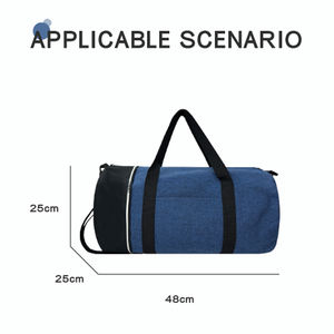 Bolsa de Gimnasio Deportiva de Viaje Personalizada de Fábrica, de Gran Capacidad, con Compartimento para Zapatos, Moderna, Elegante y Duradera, con Forro de Poliéster - Product Image 2