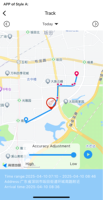 Mini Smart AirTags Localisateur GPS Mon Traceur Moto Véhicule Suivi iOS Android Air Tag Sans Carte SIM pour Moto Voiture