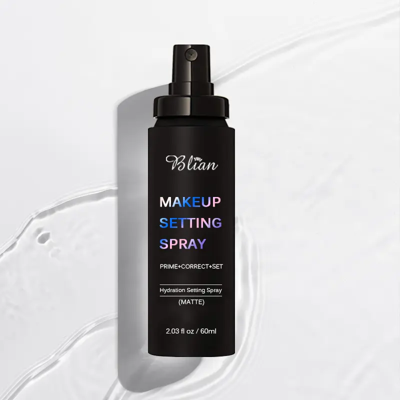 Langlebig Leicht zu färben Make-up Aus gezeichnete Qualität Private Label Make-up Fixier spray Öl kontrolle Einstellungs spray