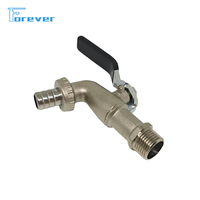 Robinet de raccords de tuyauterie en laiton entier en gros de haute qualité G1/2 robinets pour robinet d'eau de Machine à laver de jardin extérieur