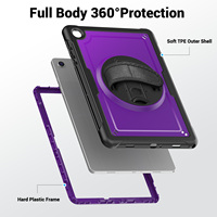 Étui de protection robuste et élégant pour tablette avec béquille pour Samsung Galaxy Tab A11 Plus 11 pouces, protection intégrale du corps