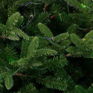 Sapin de Noël Artificiel Haut de Gamme en PE, Corps Plein, Effet Réel, Pré-éclairé, 2,3 m, 3000 Lumières LED, Charnières, Résistant aux Intempéries - Product Image 6