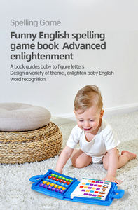 JOLLYBABY, gran oferta, tela suave, libro <span class=keywords><strong>de</strong></span> aprendizaje <span class=keywords><strong>para</strong></span> niños, números alfabéticos y formas, juguete <span class=keywords><strong>para</strong></span> bebés - Product Image 2